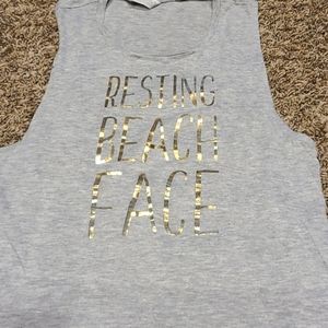 Resting Beach Face Top